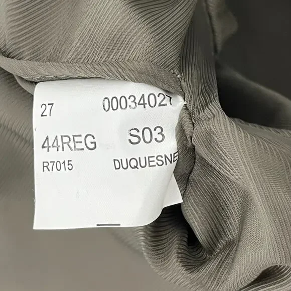 Brooks Brothers 346 Mens 44R Sport Coat Jacket Gray 3-Button Stretch Long Sleeve - Picture 9 of 13